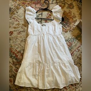 Abercrombie Ruched Flutter Sleeve Dress size small